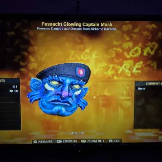 Glowing Captain Mask