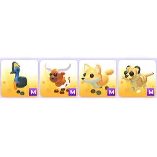 Mega Pets x 4