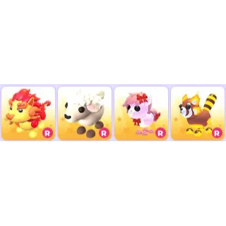 Random Ride Pets x 4