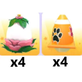 Garden Egg x 4 & Urban Egg x 4