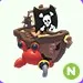 Neon Pirate Hermit Crab