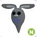 Neon Ghost Bunny
