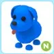 Neon Blue Dog