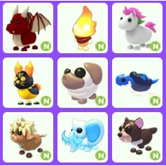 Neon Pets x 9