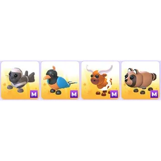 Mega Pets x 4