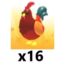 Rooster x 16