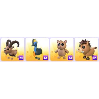 Mega Pets x 4