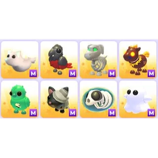 Halloween Mega Pets x 8