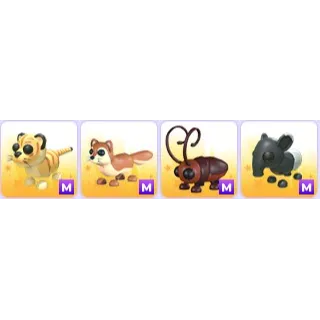 Cute Mega Pets x 4