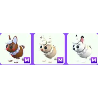 Mega Xmas Hare Pets x 3