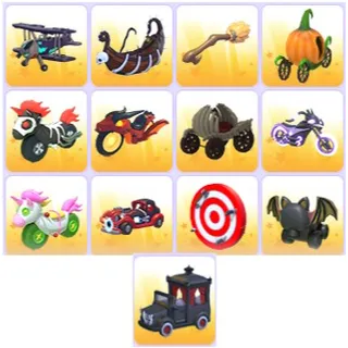 Halloween Vehicles x 13