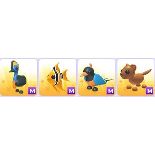 Mega Jungle Event Pets x 4