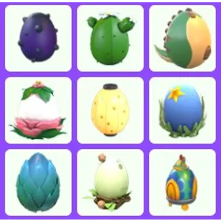 Random Eggs x 9