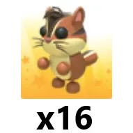 Chipmunk x 16