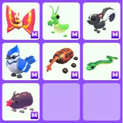 Mega Garden Pets x 7