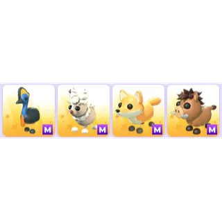 Mega Pets x 4