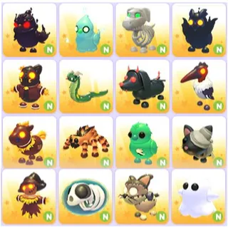 Halloween Neon Pets x 16