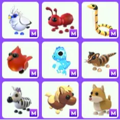 Mega Pets x 9