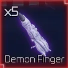 5x Demon Fingers | Jujutsu Infinite