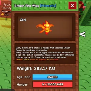 Ember Fire wisp gag