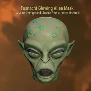 Glowing Alien Mask