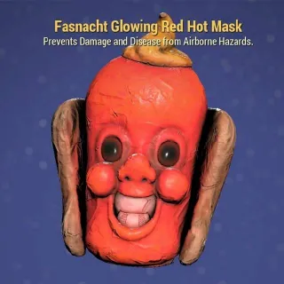 Glowing Red Hot Brat Mask