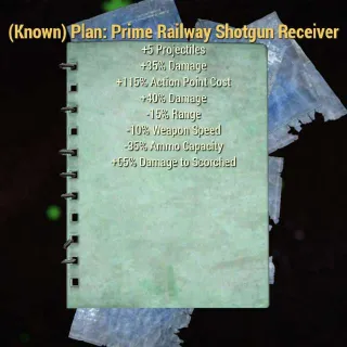 Prime Railway Shotgun Receiver Plan