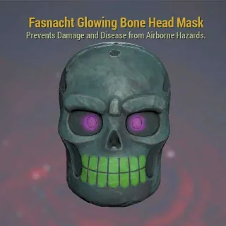 Glowing Bone Head Mask