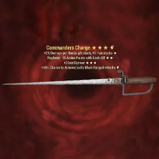 Commanders Charge Max Level