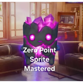Mastered zero point sprite