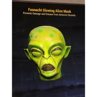 Fasnacht Glowing Alien Mask