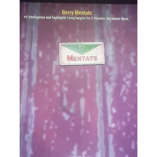 100x BERRY MENTATS 