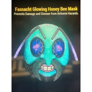 FASNACHT GLOWING HONEY BEE MASK 