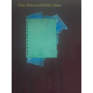 PLAN: MOTORIZED BUTTER CHURN