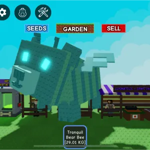 Giant tranquil bear bee