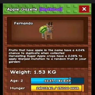 Apple Gazelle (GAG)