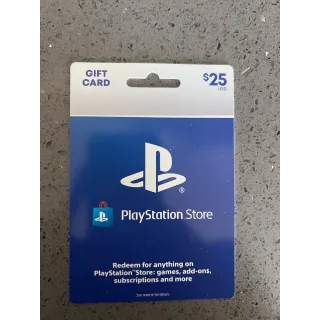 $ 25.00 USD $ 25.00 USD PlayStation Store