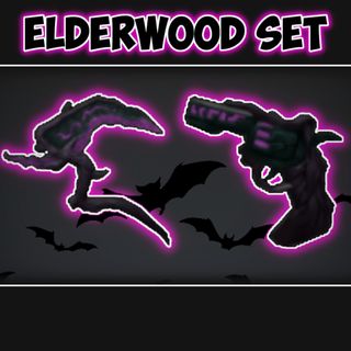 Elderwood Scythe & Eldwrwood Revolver murder mystery 2 MM2 roblox
