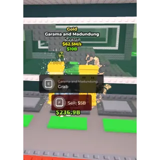 GOLD GARAMA AND MADUNDUNG 62.5M/S