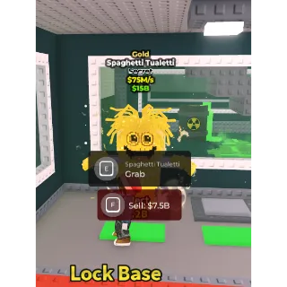 GOLD SPAGHETTI TUALETTI 75M/S