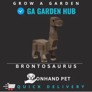 SHOCKED BRONTOSAURUS || GROW A GARDEN