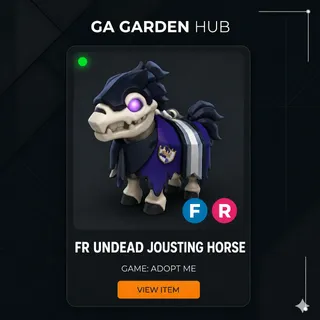 FR UNDEAD JOUSTING HORSE