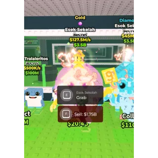 GOLD ESOK SEKOLAH 127.5M/S