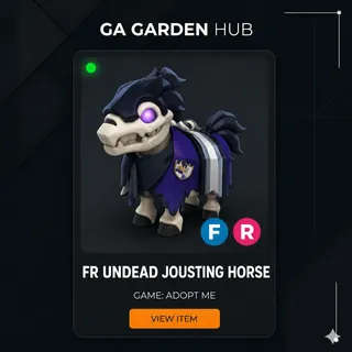 FR UNDEAD JOUSTING HORSE