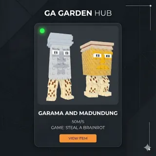 GARAMA AND MADUNDUNG 50M/S