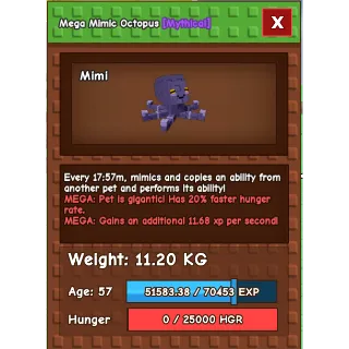 MEGA MIMIC OCTOPUS|11.20|57|MIMI|GAG