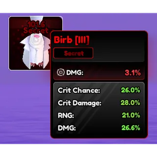BIRB CORRUP III 101.6%