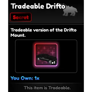 DRIFTO MOUNT 
