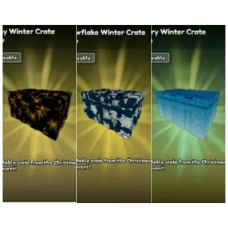 Crate winter bundle x300 each