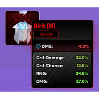 X1 Birbs corrub III (22.0 ; 12.8 ; 24.8 ; 27.0%) total 86.6%